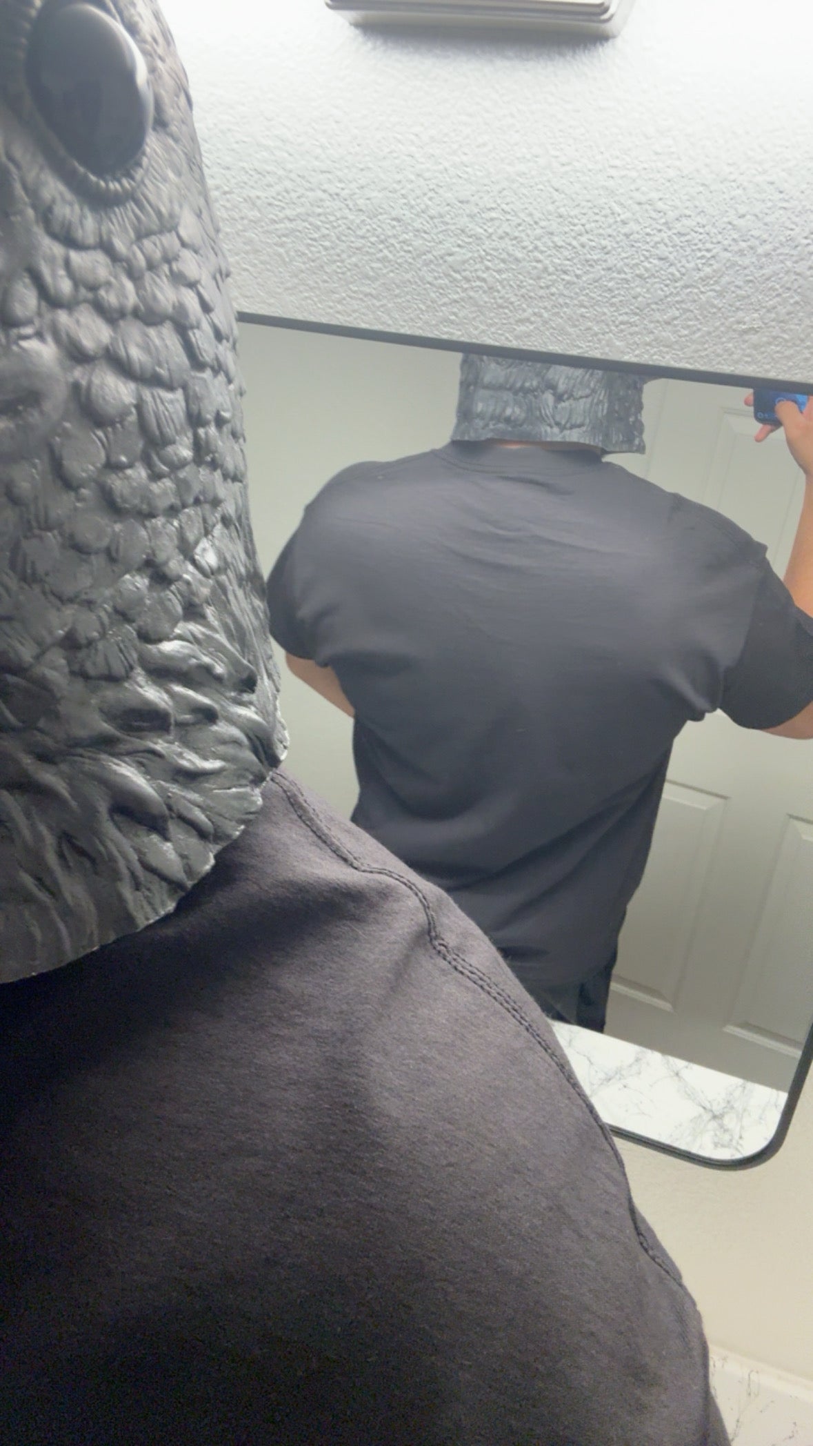 crow with knife Black Tee