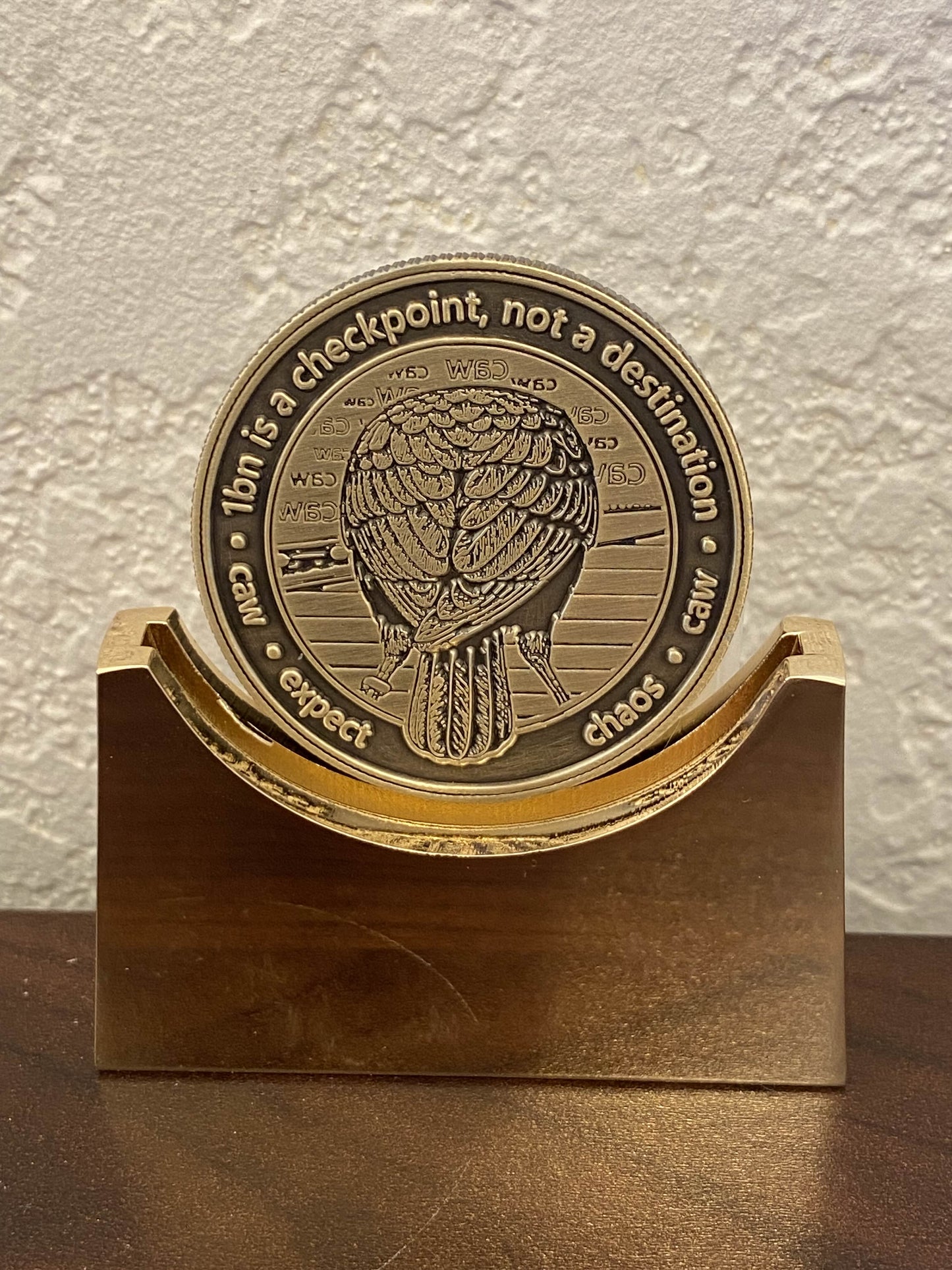 crow with knife Limited Collector Coin (Blazed)