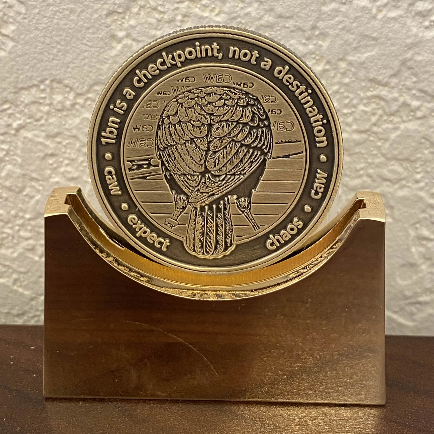 crow with knife Limited Collector Coin (Blazed)
