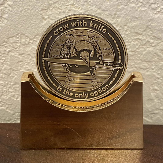 crow with knife Limited Collector Coin (Blazed)